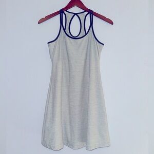 Light Gray Athletic Dress with Dark Gray Trim